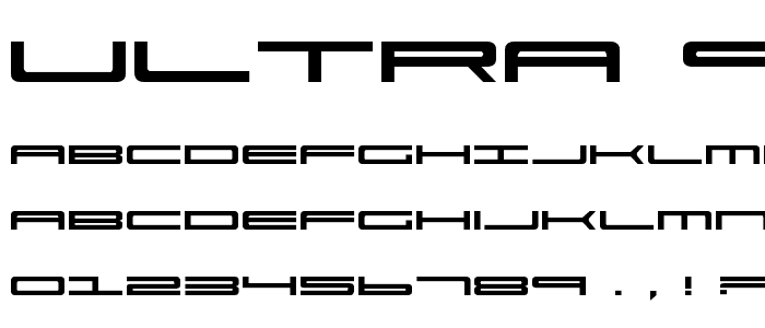 Ultra 911 font